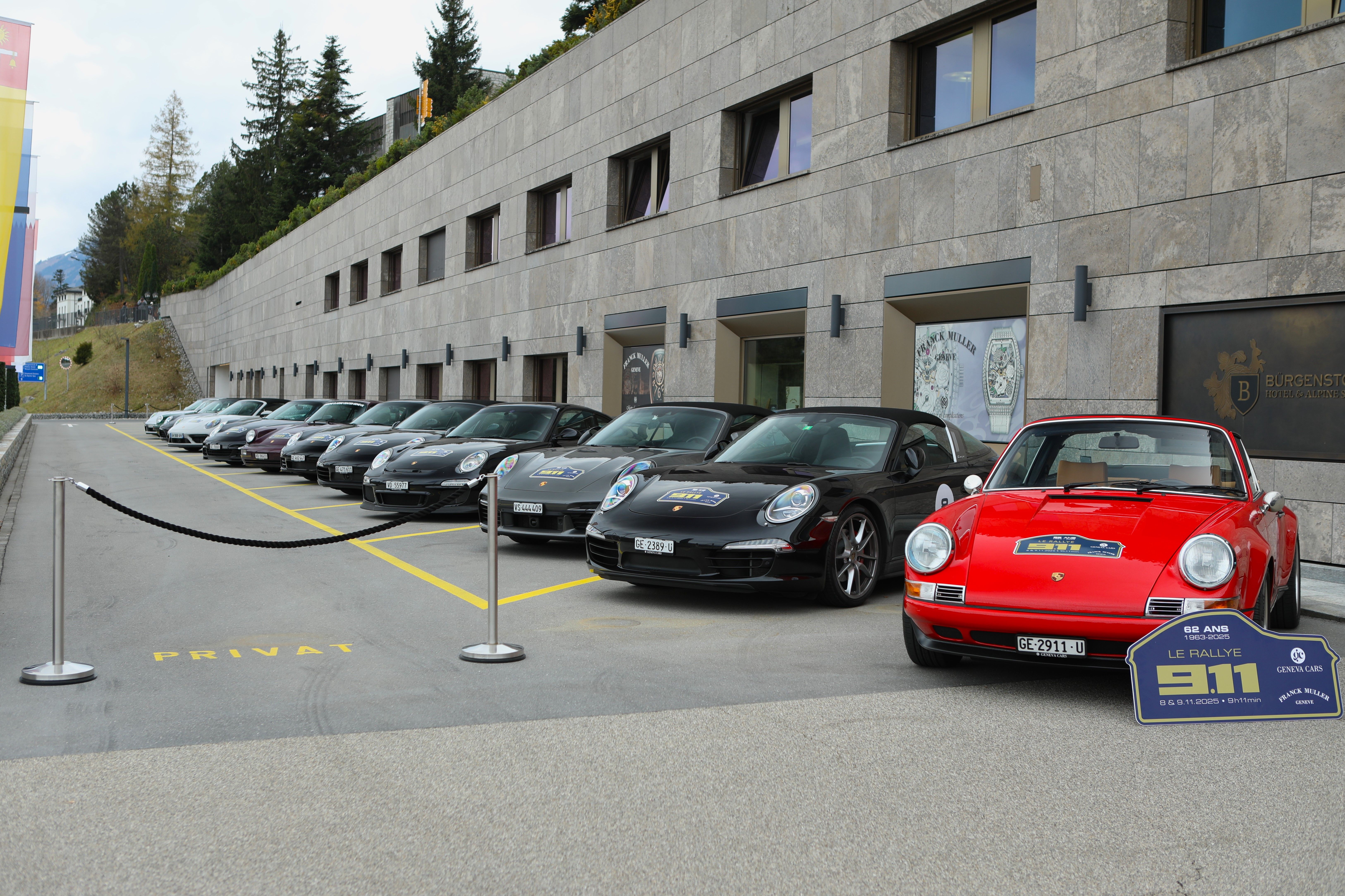 Le rallye 911 bürgenstock